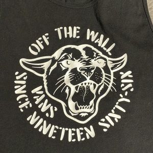 Men’s Vans black tank top